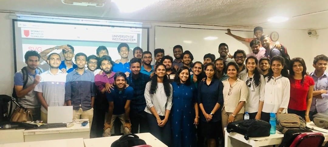 My first class of students (2018)