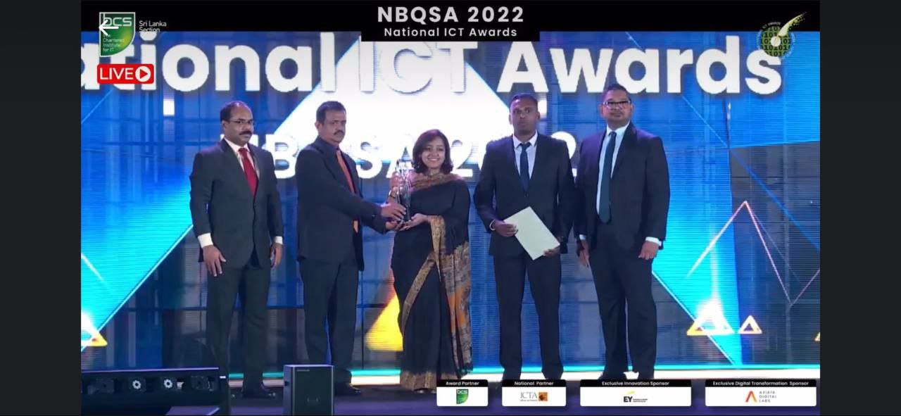 Receiving Gold Award in Postgraduate Category at the NBQSA Ceremony (2022)